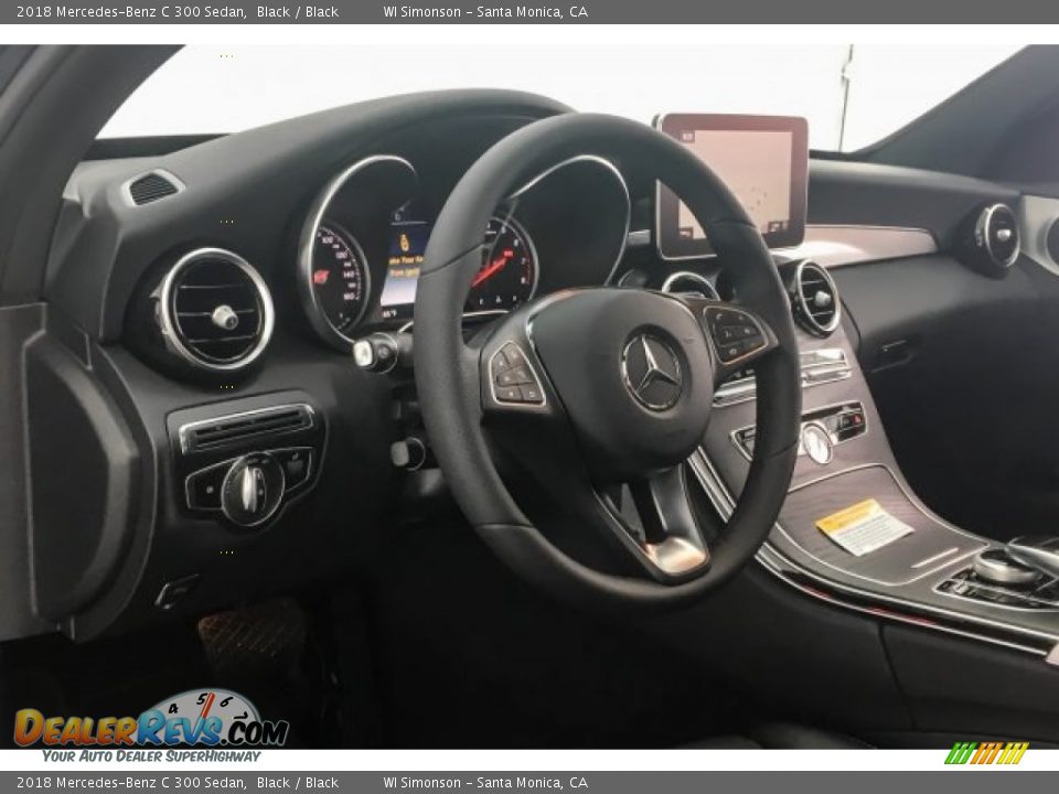 2018 Mercedes-Benz C 300 Sedan Black / Black Photo #5