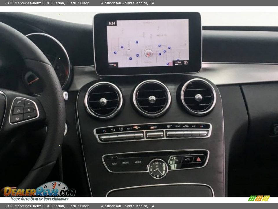 2018 Mercedes-Benz C 300 Sedan Black / Black Photo #6