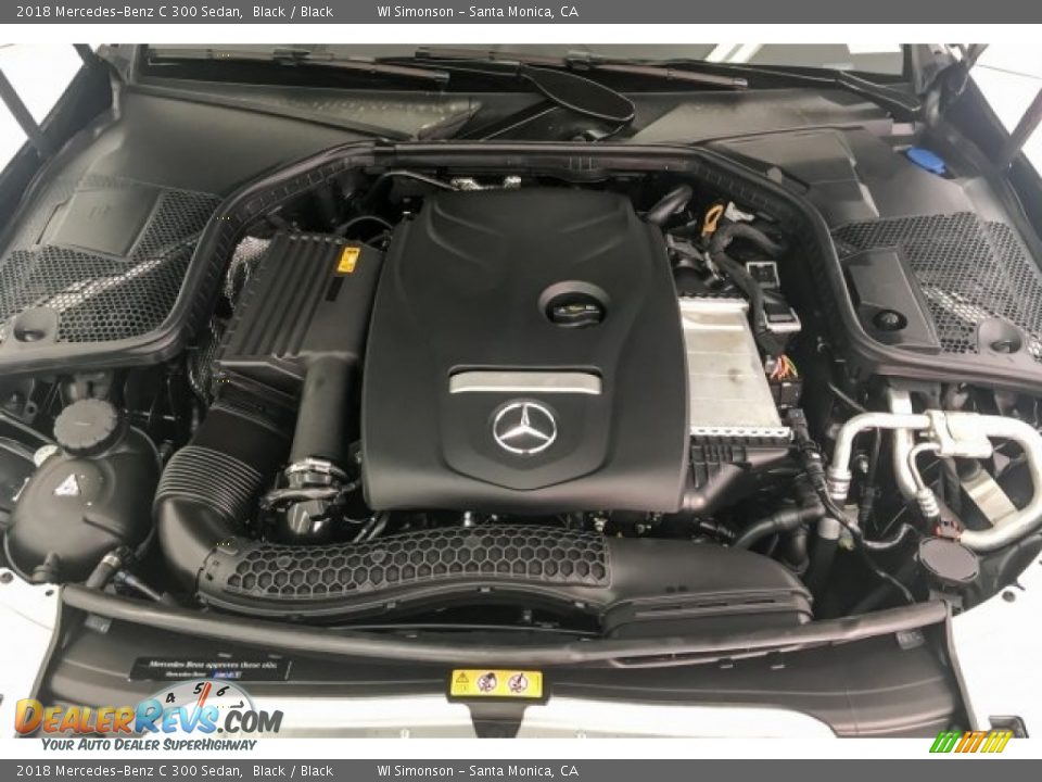 2018 Mercedes-Benz C 300 Sedan Black / Black Photo #8