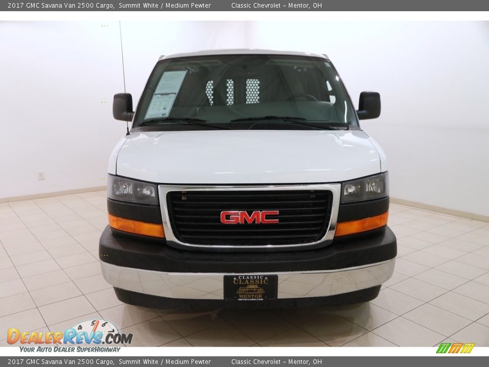 2017 GMC Savana Van 2500 Cargo Summit White / Medium Pewter Photo #2