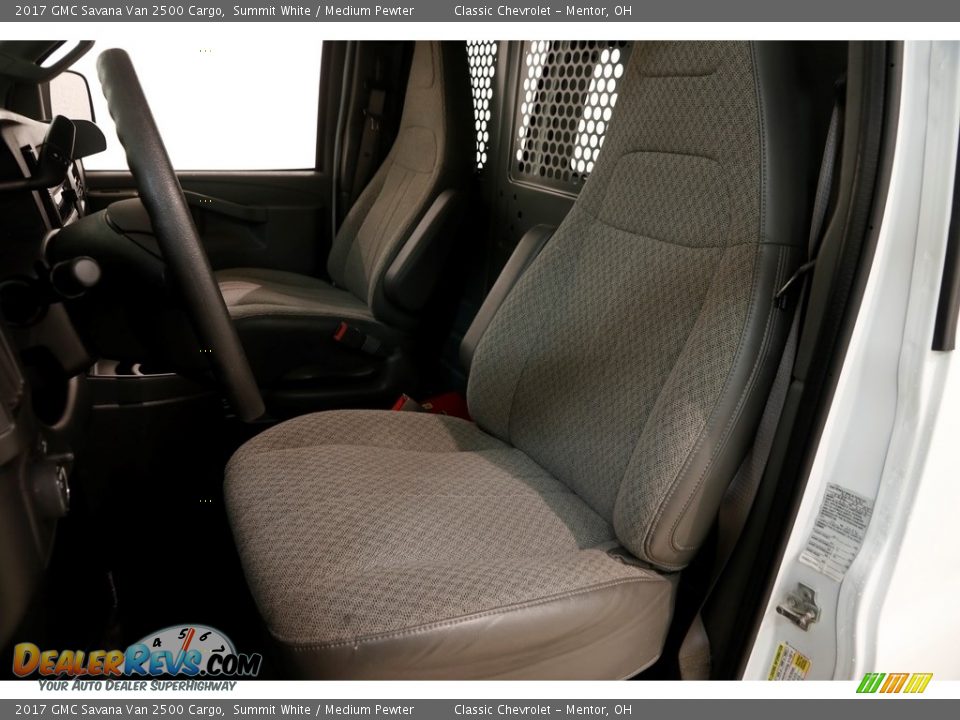 2017 GMC Savana Van 2500 Cargo Summit White / Medium Pewter Photo #5
