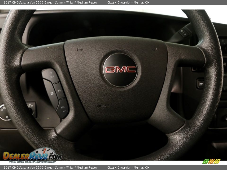 2017 GMC Savana Van 2500 Cargo Summit White / Medium Pewter Photo #6