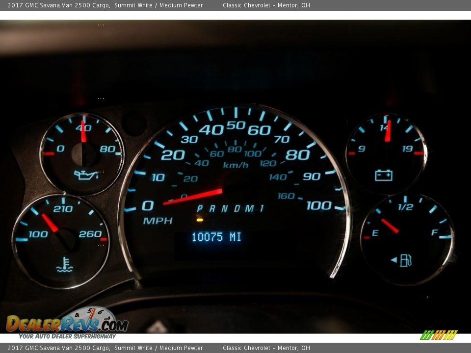 2017 GMC Savana Van 2500 Cargo Summit White / Medium Pewter Photo #7