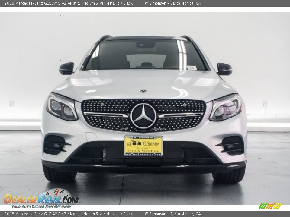 2018 Mercedes-Benz GLC AMG 43 4Matic Iridium Silver Metallic / Black Photo #2