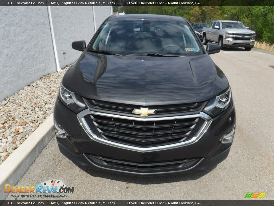 2018 Chevrolet Equinox LT AWD Nightfall Gray Metallic / Jet Black Photo #4