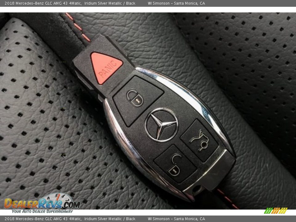 2018 Mercedes-Benz GLC AMG 43 4Matic Iridium Silver Metallic / Black Photo #11