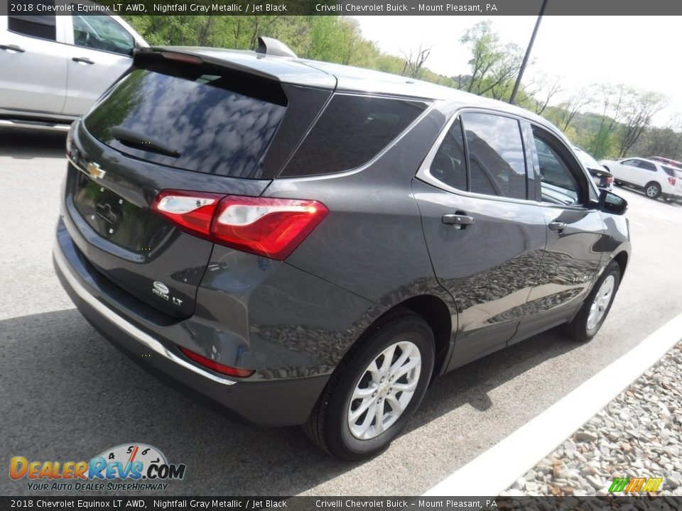 2018 Chevrolet Equinox LT AWD Nightfall Gray Metallic / Jet Black Photo #6