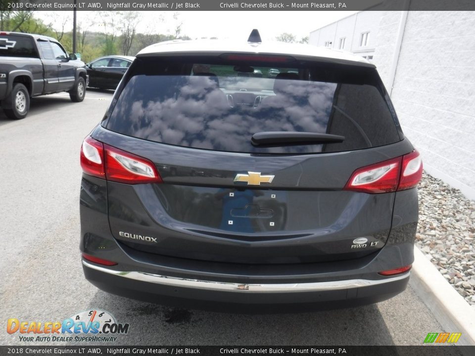 2018 Chevrolet Equinox LT AWD Nightfall Gray Metallic / Jet Black Photo #8