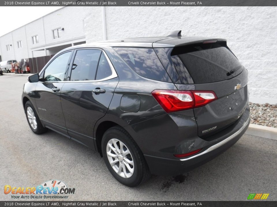 2018 Chevrolet Equinox LT AWD Nightfall Gray Metallic / Jet Black Photo #9