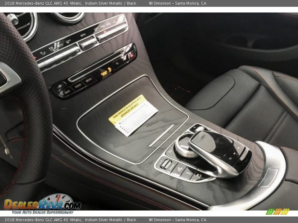 2018 Mercedes-Benz GLC AMG 43 4Matic Iridium Silver Metallic / Black Photo #21