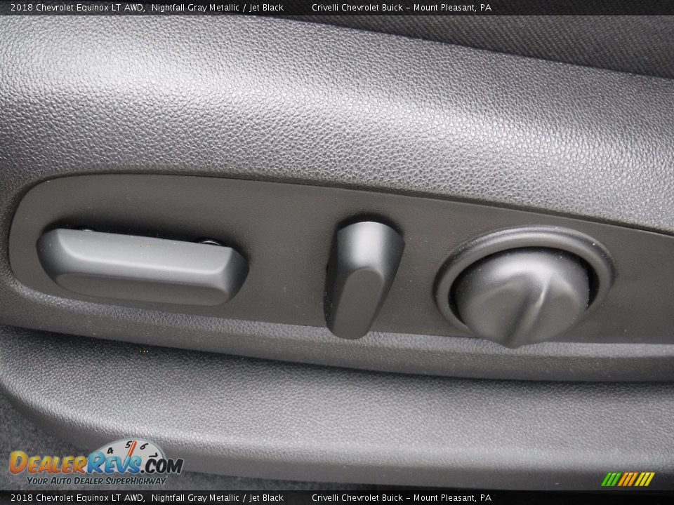 2018 Chevrolet Equinox LT AWD Nightfall Gray Metallic / Jet Black Photo #14