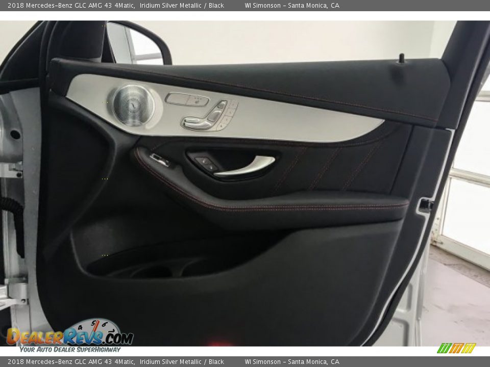 2018 Mercedes-Benz GLC AMG 43 4Matic Iridium Silver Metallic / Black Photo #30