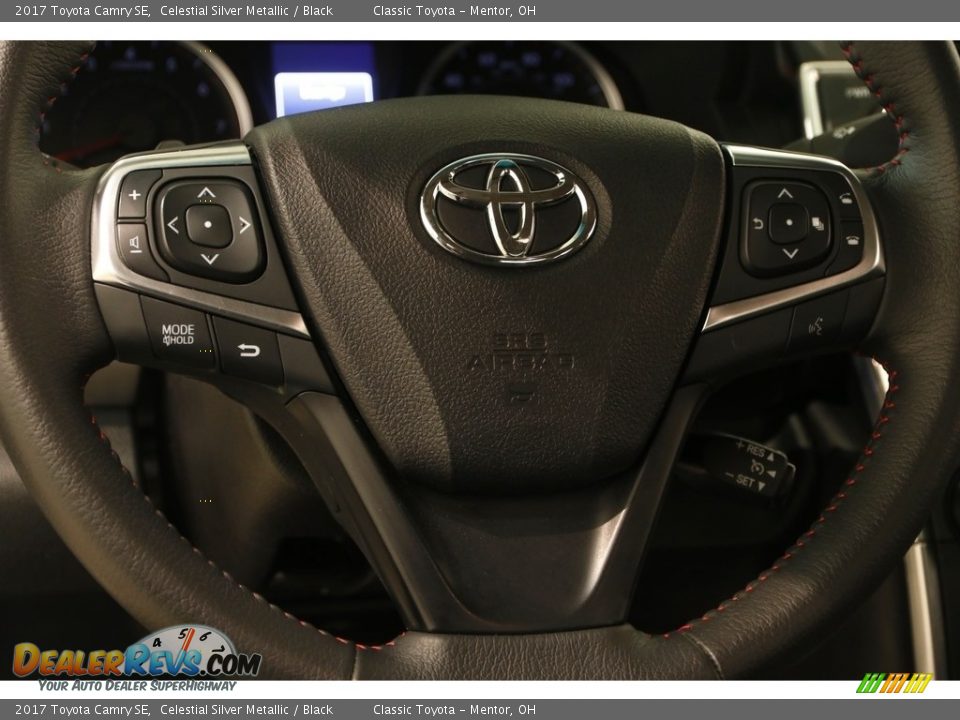 2017 Toyota Camry SE Celestial Silver Metallic / Black Photo #6