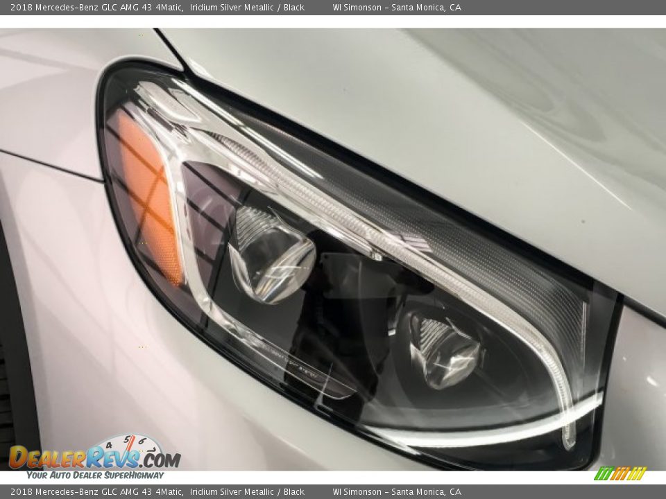 2018 Mercedes-Benz GLC AMG 43 4Matic Iridium Silver Metallic / Black Photo #32