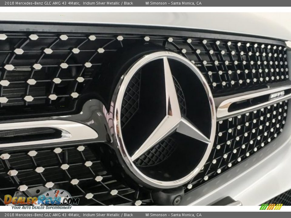 2018 Mercedes-Benz GLC AMG 43 4Matic Iridium Silver Metallic / Black Photo #33