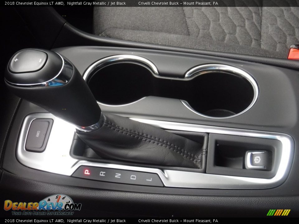 2018 Chevrolet Equinox LT AWD Nightfall Gray Metallic / Jet Black Photo #19