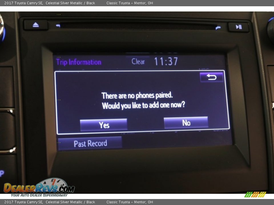 2017 Toyota Camry SE Celestial Silver Metallic / Black Photo #10