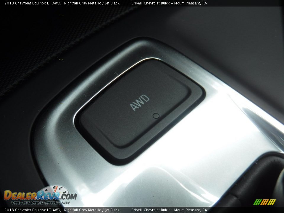 2018 Chevrolet Equinox LT AWD Nightfall Gray Metallic / Jet Black Photo #20