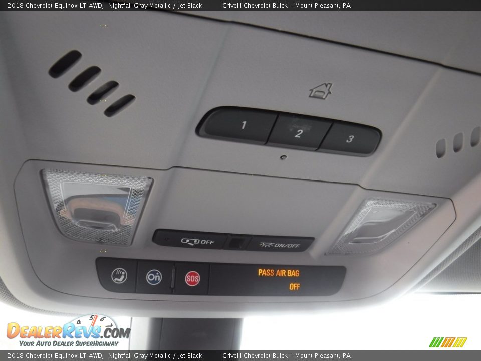 2018 Chevrolet Equinox LT AWD Nightfall Gray Metallic / Jet Black Photo #22