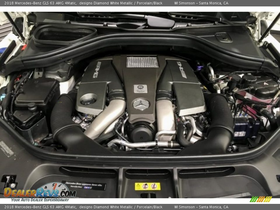 2018 Mercedes-Benz GLS 63 AMG 4Matic 5.5 Liter AMG biturbo DOHC 32-Valve VVT V8 Engine Photo #9