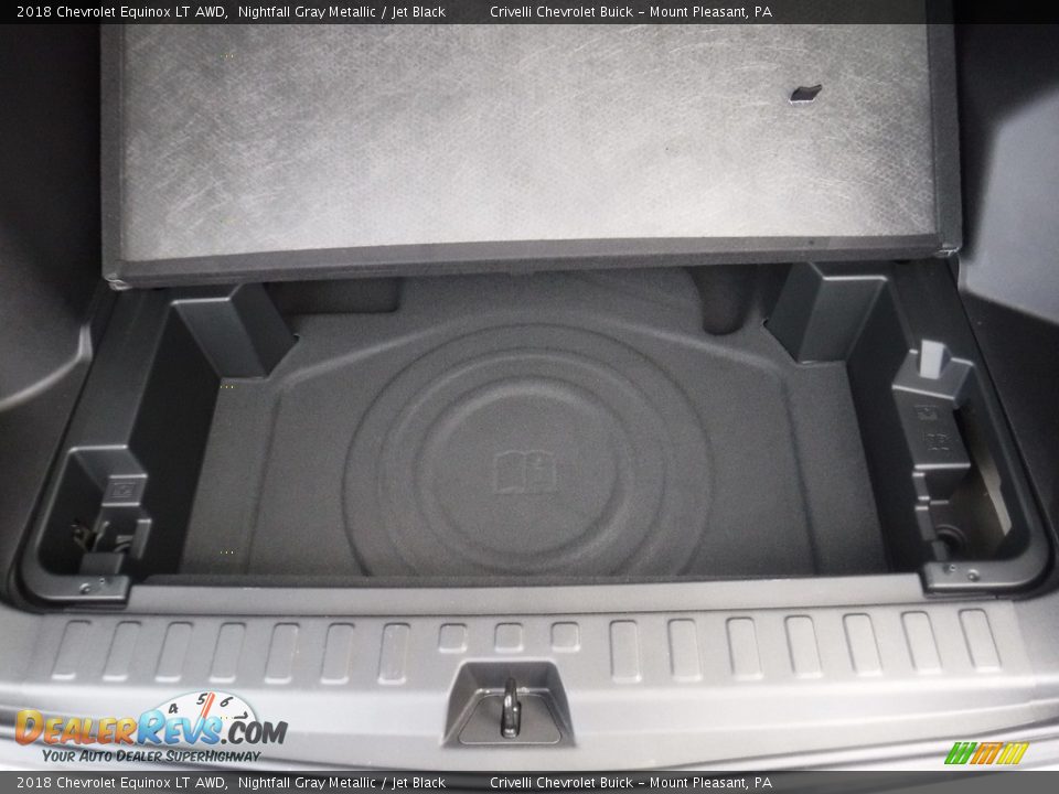 2018 Chevrolet Equinox LT AWD Nightfall Gray Metallic / Jet Black Photo #28