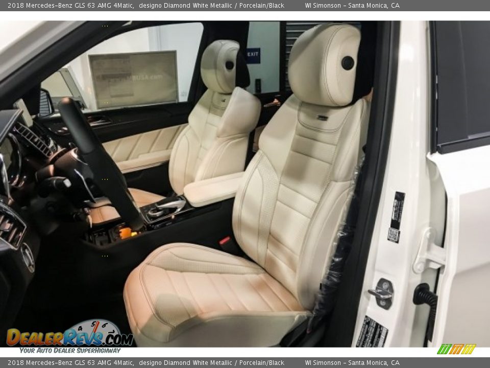 Front Seat of 2018 Mercedes-Benz GLS 63 AMG 4Matic Photo #13