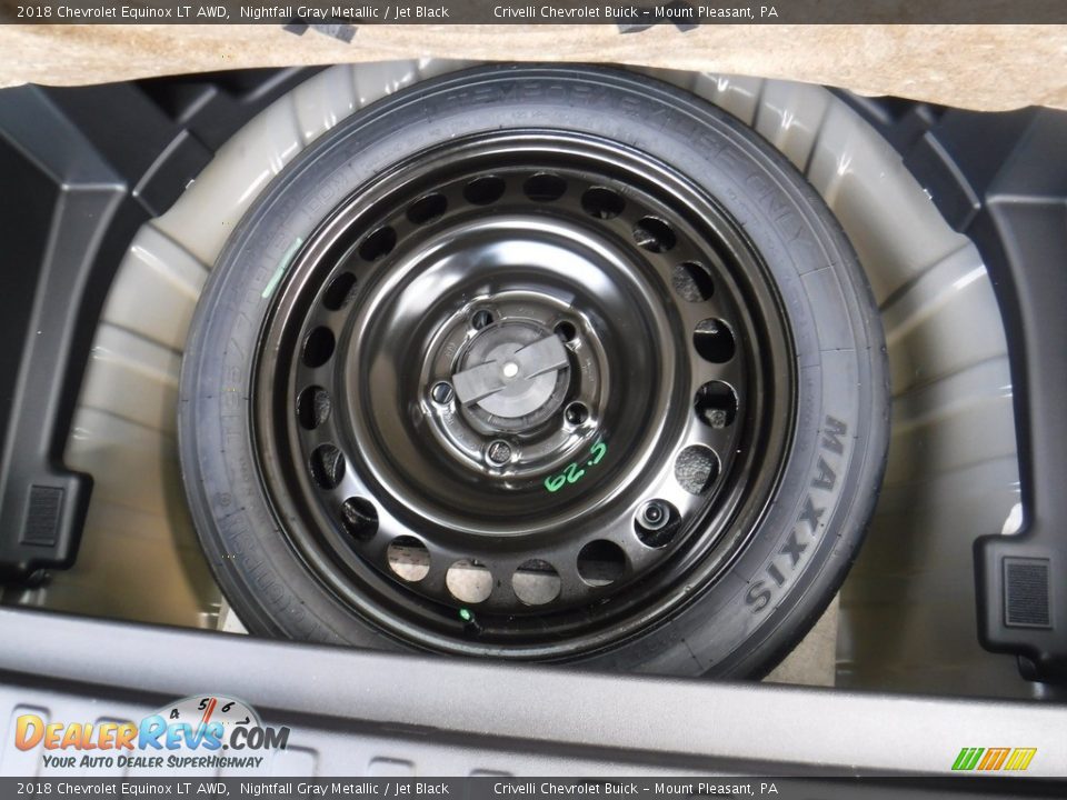 2018 Chevrolet Equinox LT AWD Nightfall Gray Metallic / Jet Black Photo #30