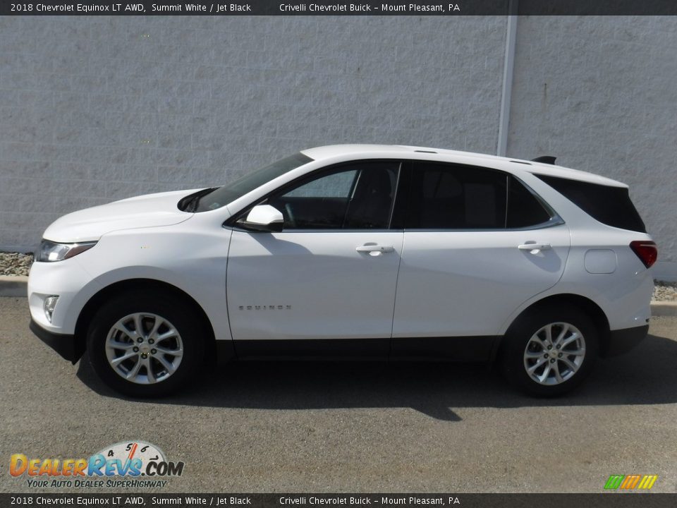 2018 Chevrolet Equinox LT AWD Summit White / Jet Black Photo #2