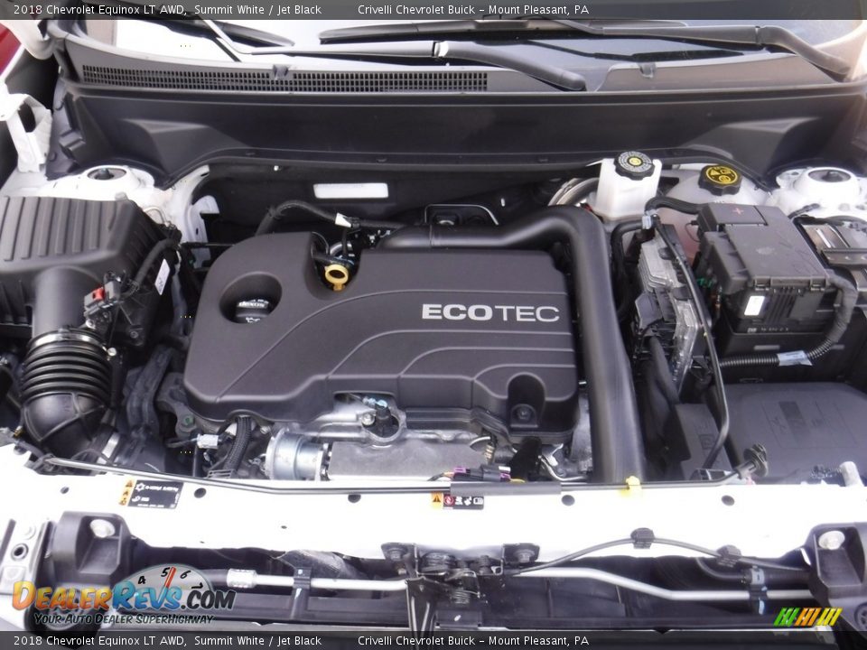 2018 Chevrolet Equinox LT AWD Summit White / Jet Black Photo #10