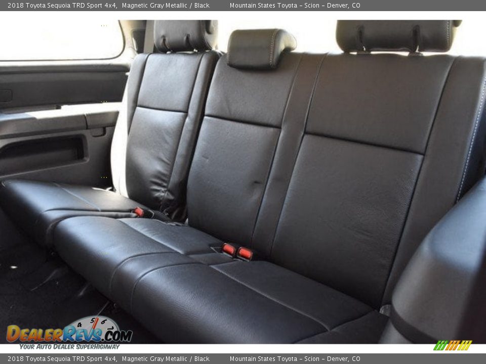 Rear Seat of 2018 Toyota Sequoia TRD Sport 4x4 Photo #22