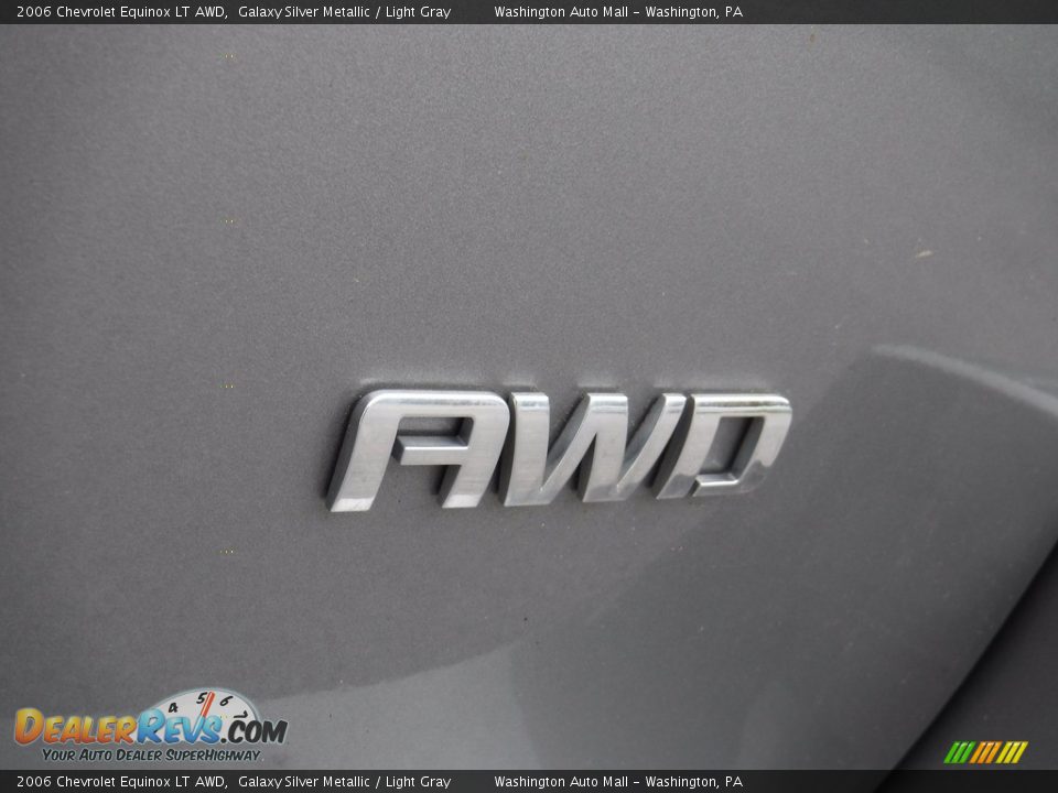 2006 Chevrolet Equinox LT AWD Galaxy Silver Metallic / Light Gray Photo #10