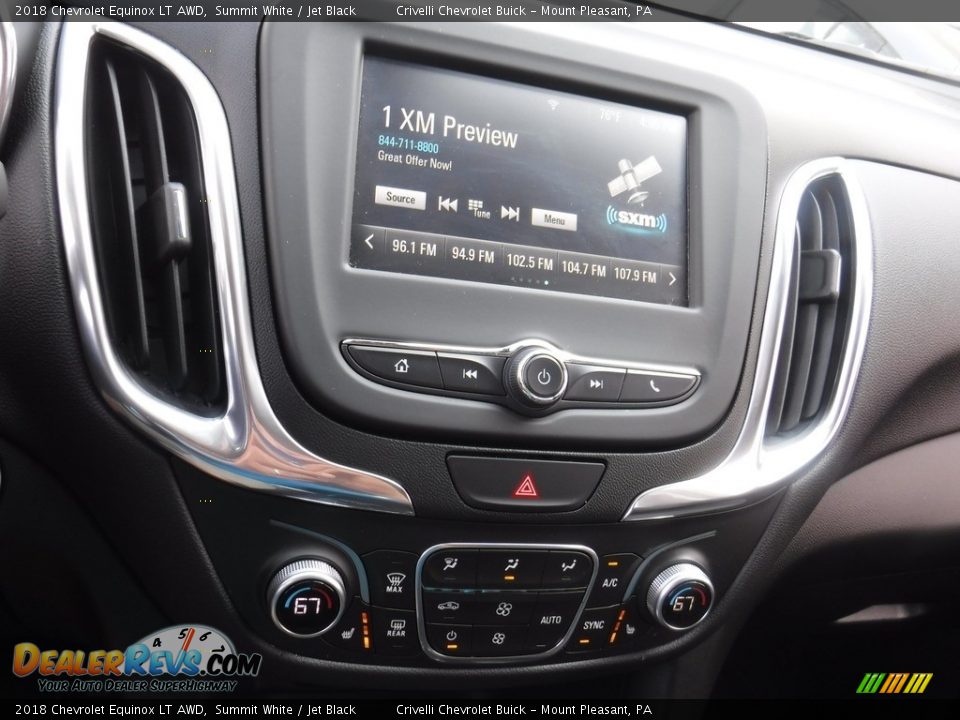 2018 Chevrolet Equinox LT AWD Summit White / Jet Black Photo #16