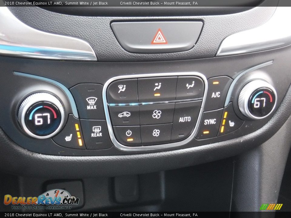 2018 Chevrolet Equinox LT AWD Summit White / Jet Black Photo #18