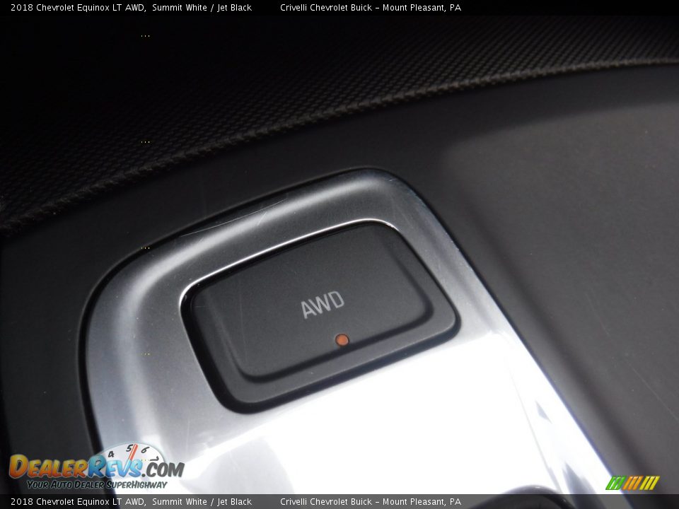 2018 Chevrolet Equinox LT AWD Summit White / Jet Black Photo #19