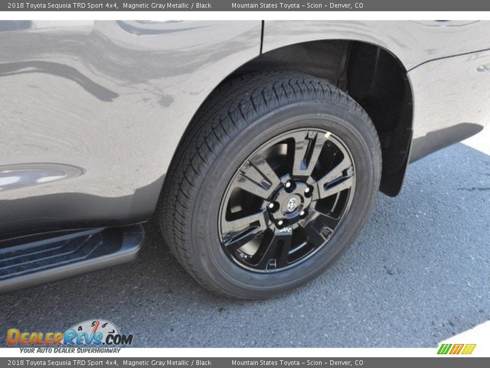 2018 Toyota Sequoia TRD Sport 4x4 Magnetic Gray Metallic / Black Photo #35