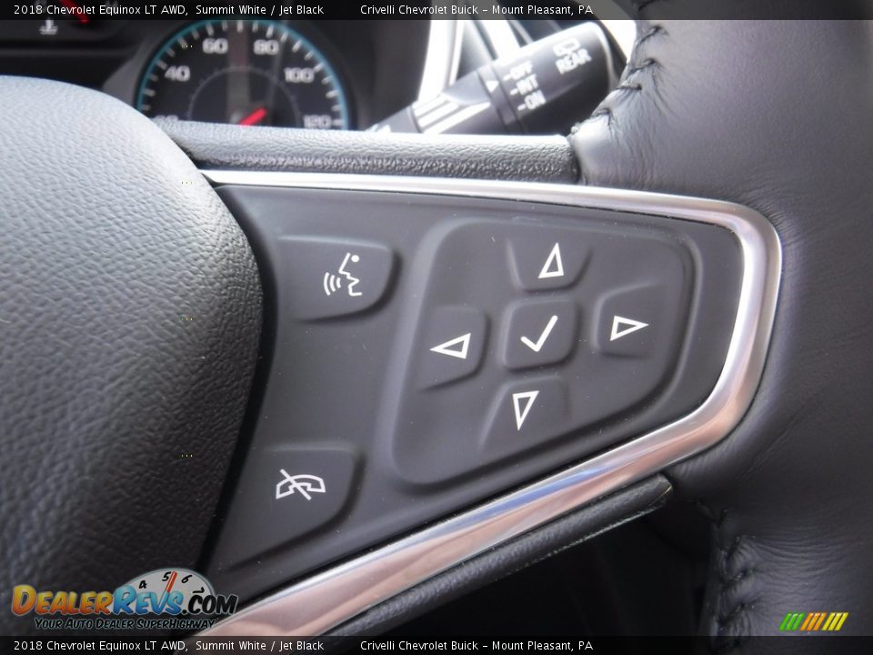 2018 Chevrolet Equinox LT AWD Summit White / Jet Black Photo #24