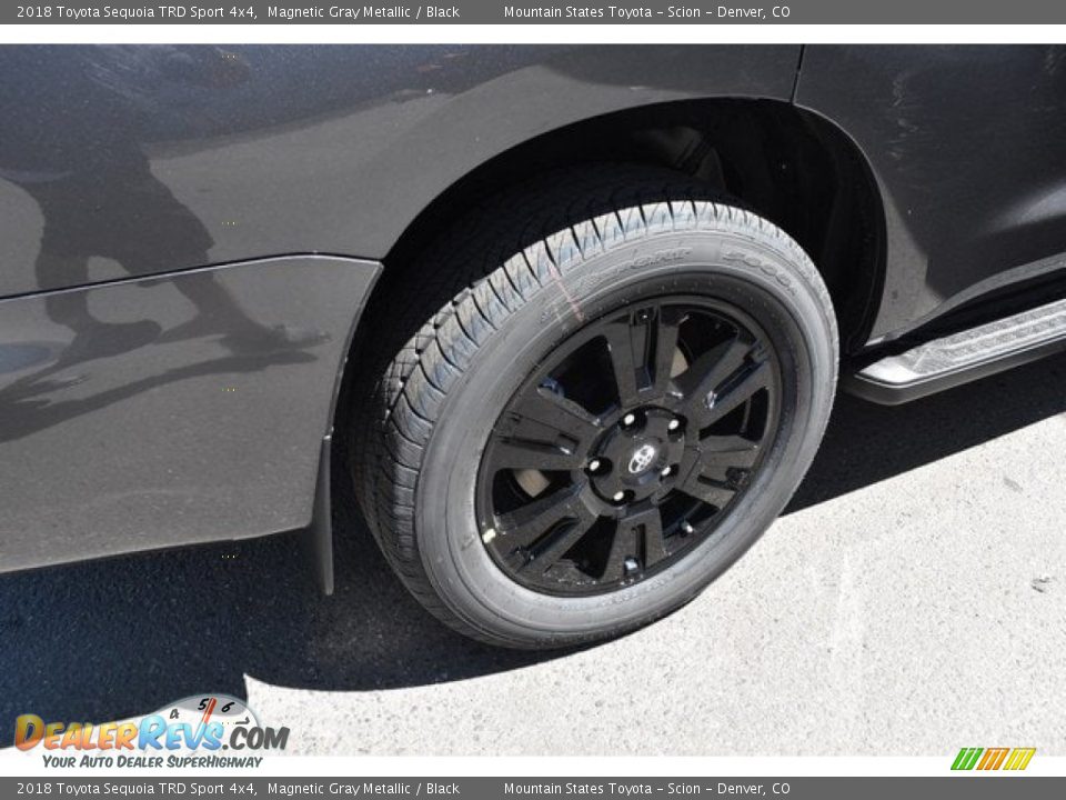 2018 Toyota Sequoia TRD Sport 4x4 Magnetic Gray Metallic / Black Photo #36
