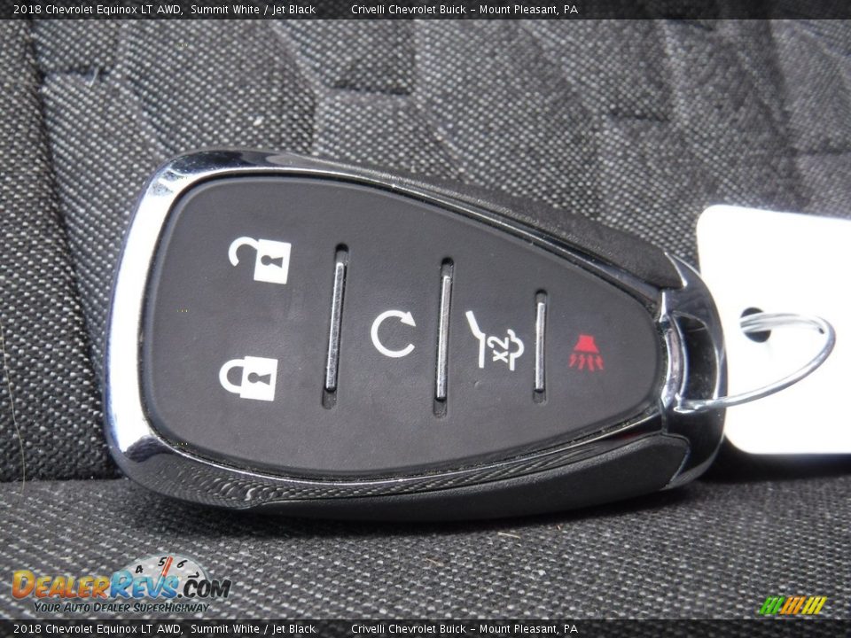 2018 Chevrolet Equinox LT AWD Summit White / Jet Black Photo #31