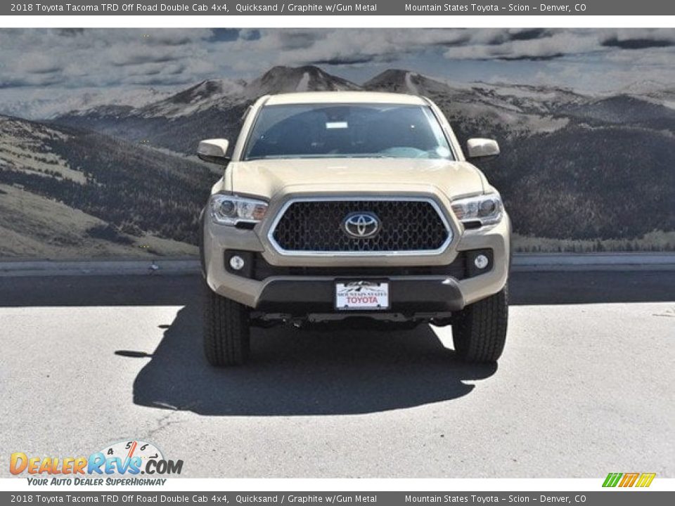 2018 Toyota Tacoma TRD Off Road Double Cab 4x4 Quicksand / Graphite w/Gun Metal Photo #2