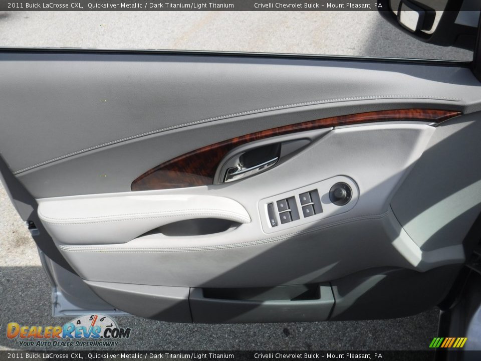 2011 Buick LaCrosse CXL Quicksilver Metallic / Dark Titanium/Light Titanium Photo #13