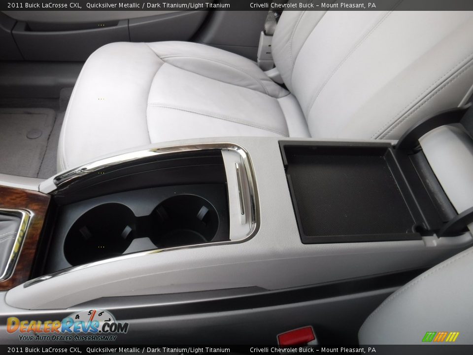 2011 Buick LaCrosse CXL Quicksilver Metallic / Dark Titanium/Light Titanium Photo #23