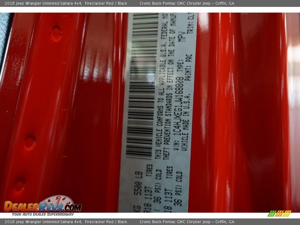 2018 Jeep Wrangler Unlimited Sahara 4x4 Firecracker Red / Black Photo #12