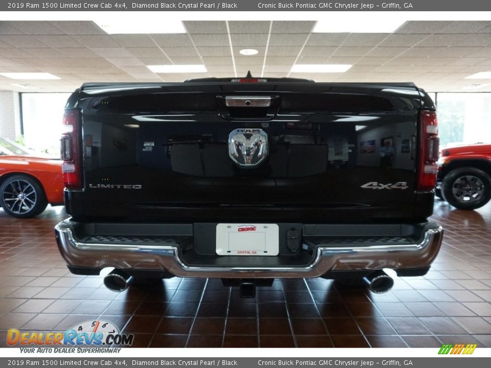 2019 Ram 1500 Limited Crew Cab 4x4 Diamond Black Crystal Pearl / Black Photo #11