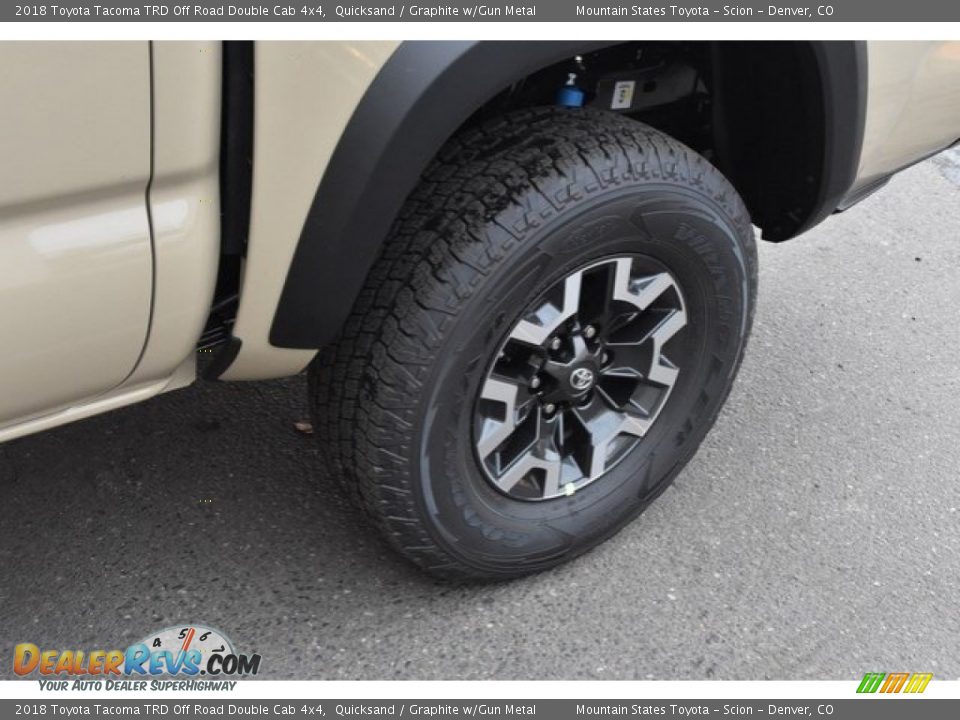 2018 Toyota Tacoma TRD Off Road Double Cab 4x4 Quicksand / Graphite w/Gun Metal Photo #33
