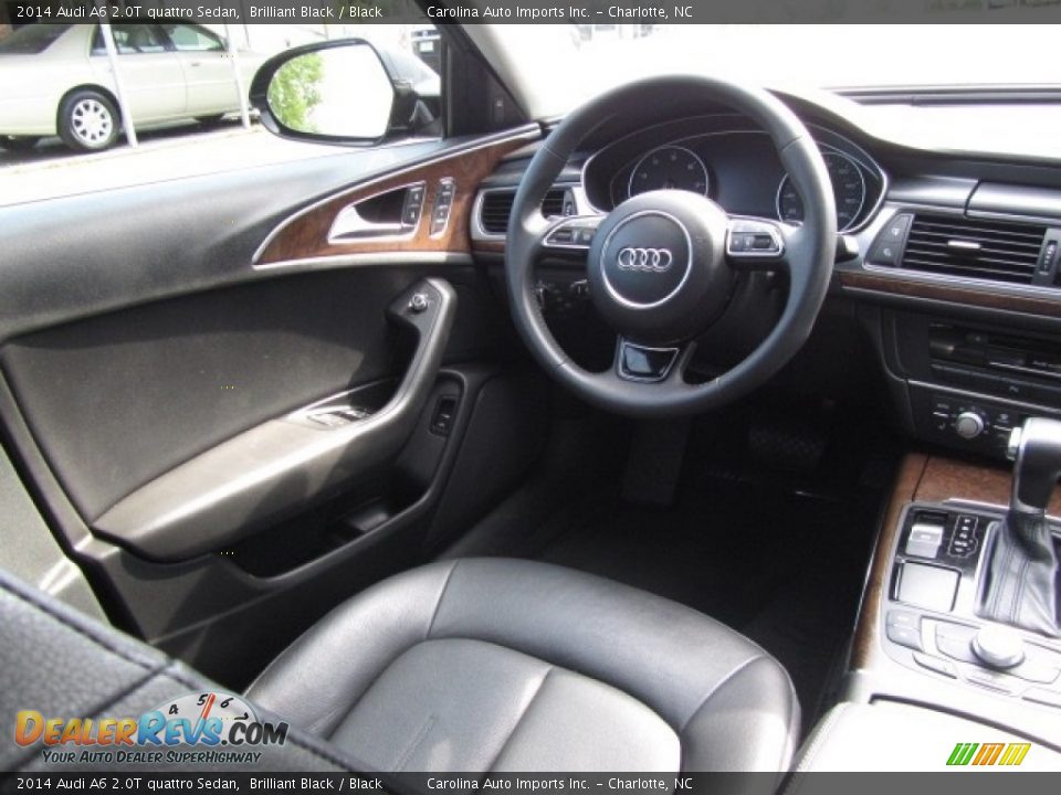 2014 Audi A6 2.0T quattro Sedan Brilliant Black / Black Photo #12