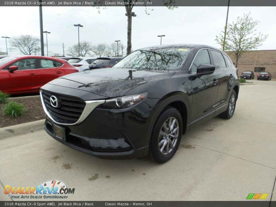 2018 Mazda CX-9 Sport AWD Jet Black Mica / Black Photo #1