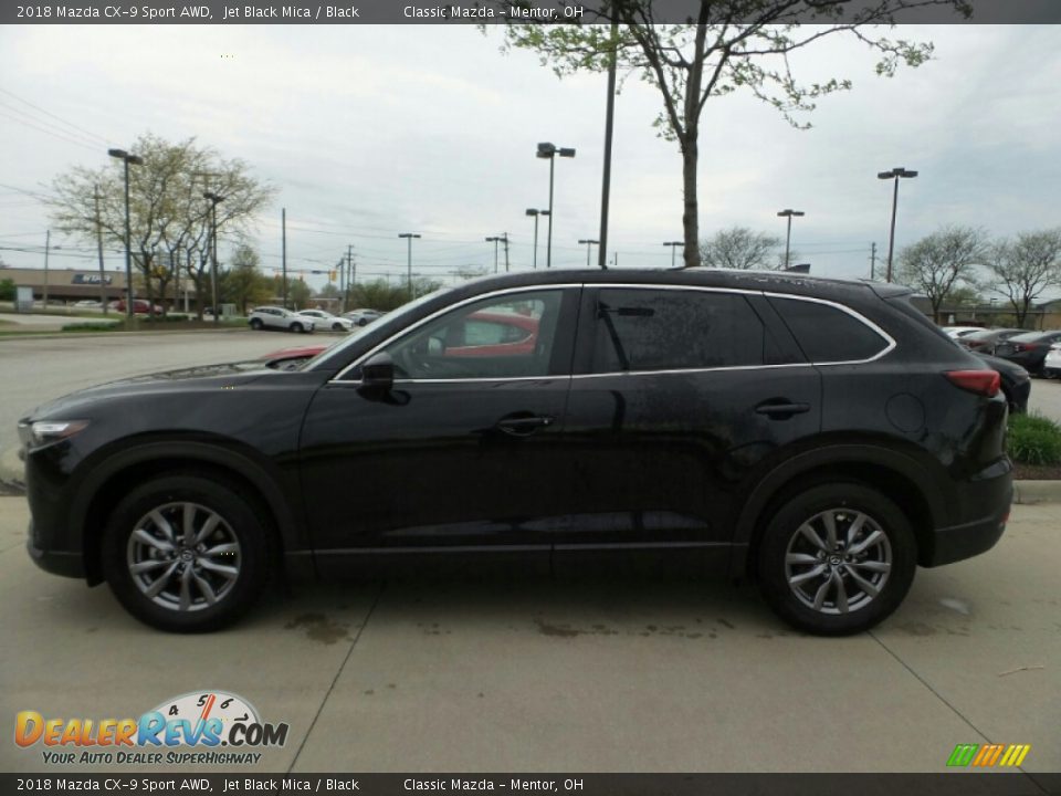 2018 Mazda CX-9 Sport AWD Jet Black Mica / Black Photo #2