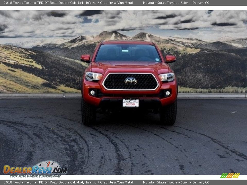 2018 Toyota Tacoma TRD Off Road Double Cab 4x4 Inferno / Graphite w/Gun Metal Photo #2