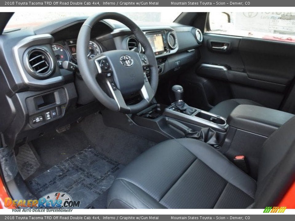 2018 Toyota Tacoma TRD Off Road Double Cab 4x4 Inferno / Graphite w/Gun Metal Photo #5