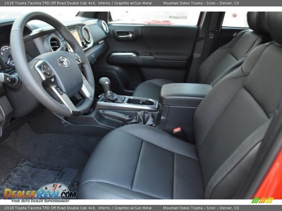 2018 Toyota Tacoma TRD Off Road Double Cab 4x4 Inferno / Graphite w/Gun Metal Photo #6